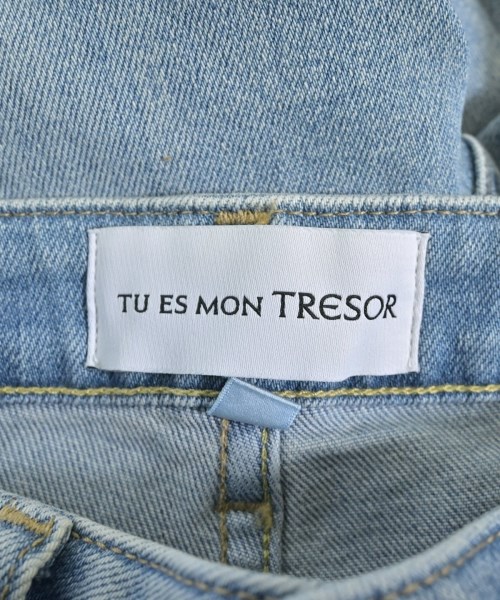 Tu es mon TRESOR（トゥエモントレゾア）デニムパンツ 青 サイズ:26(M位) レディース/2200614979015