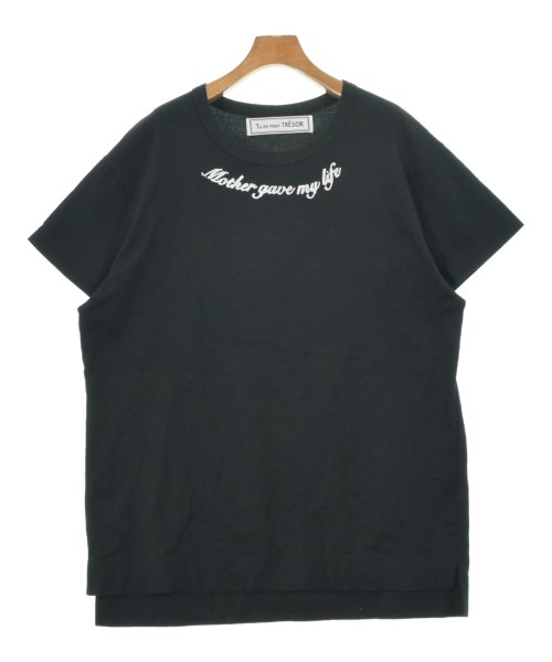Tu es mon TRESOR(トゥエモントレゾア)Tシャツ・カットソー 黒 サイズ:F/2200643761018