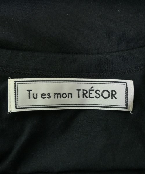 Tu es mon TRESOR（トゥエモントレゾア）Tシャツ・カットソー 黒 サイズ:F レディース/2200643761018