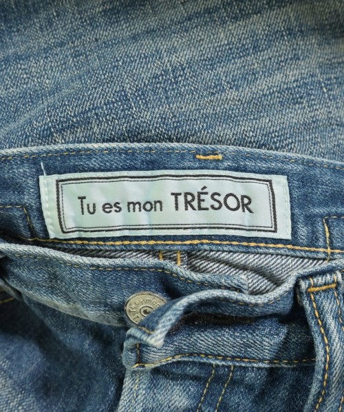 Tu es mon TRESOR（トゥエモントレゾア）デニムパンツ 青 サイズ:1(S位) レディース/2200653914039
