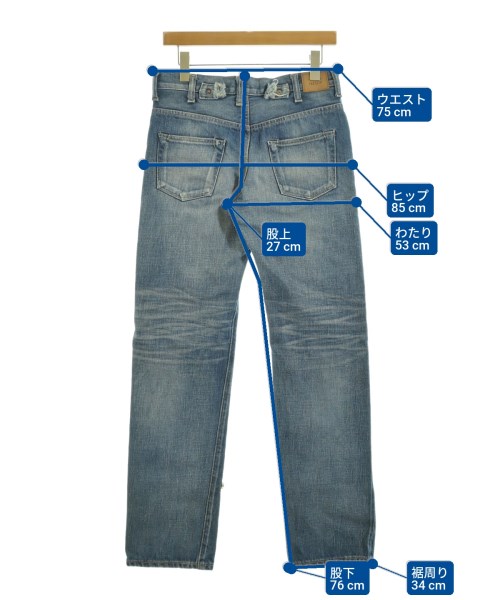 Tu es mon TRESOR（トゥエモントレゾア）デニムパンツ 青 サイズ:1(S位) レディース/2200653914039