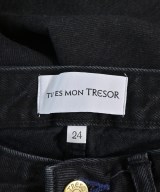 Tu es mon TRESOR（トゥエモントレゾア）デニムパンツ 黒 サイズ:24(S位) レディース/2200699871228