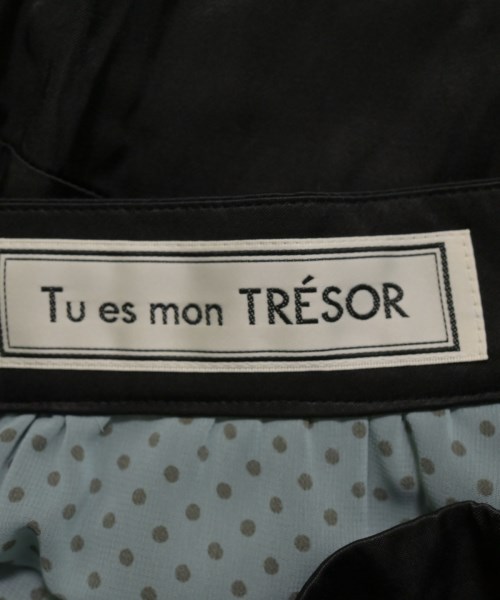 Tu es mon TRESOR（トゥエモントレゾア）ロング・マキシ丈スカート 黒 サイズ:38(M位) レディース/2200664343163