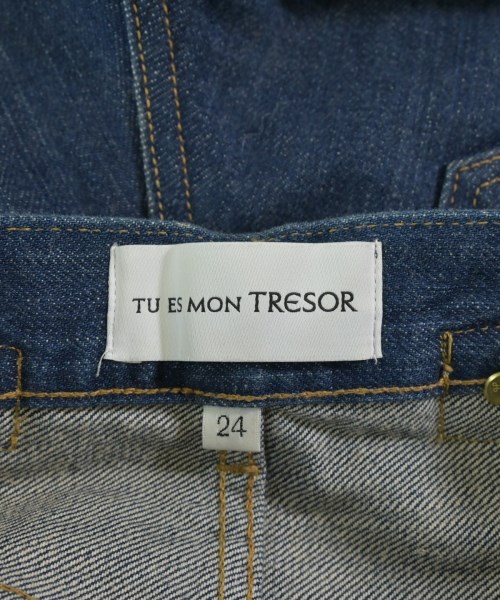 Tu es mon TRESOR（トゥエモントレゾア）デニムパンツ 紺 サイズ:24(S位) レディース/2200662344032