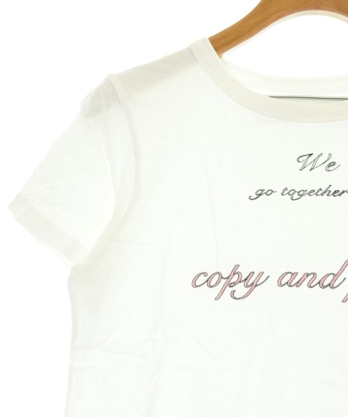 Tu es mon TRESOR（トゥエモントレゾア）Tシャツ・カットソー 白 サイズ:38(M位) レディース/2200667481053