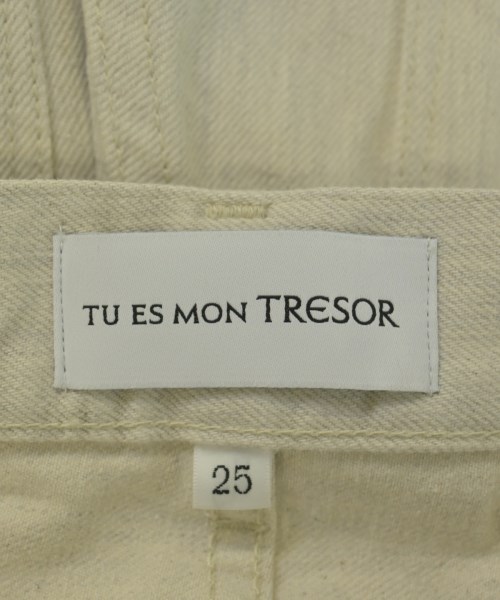 Tu es mon TRESOR（トゥエモントレゾア）デニムパンツ ベージュ サイズ:25(S位) レディース/2200716581079