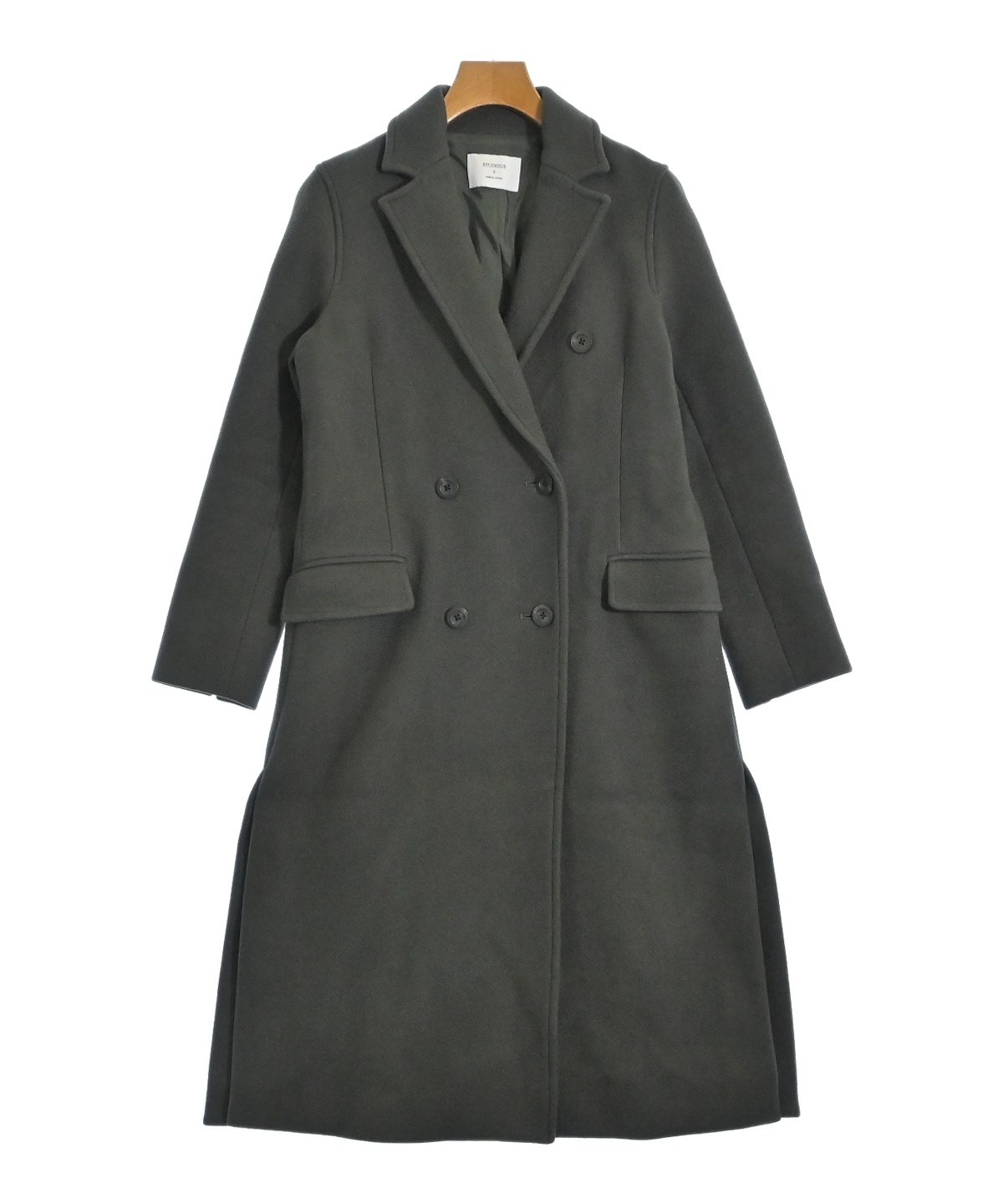 STUDIOUS（ステュディオス）チェスターコート カーキ サイズ:0(XS位