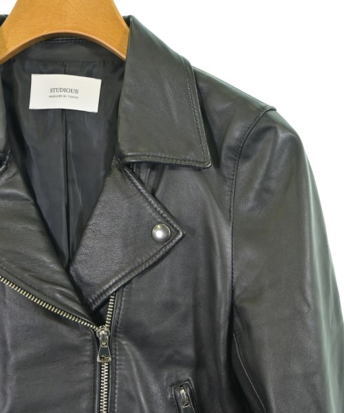 STUDIOUS（ステュディオス）ライダース 黒 サイズ:0(XS位) レディース/2200637666015