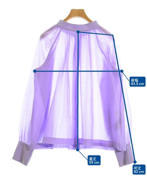 STUDIOUS（ステュディオス）ブラウス 紫 サイズ:F(M位) レディース/2200624627012