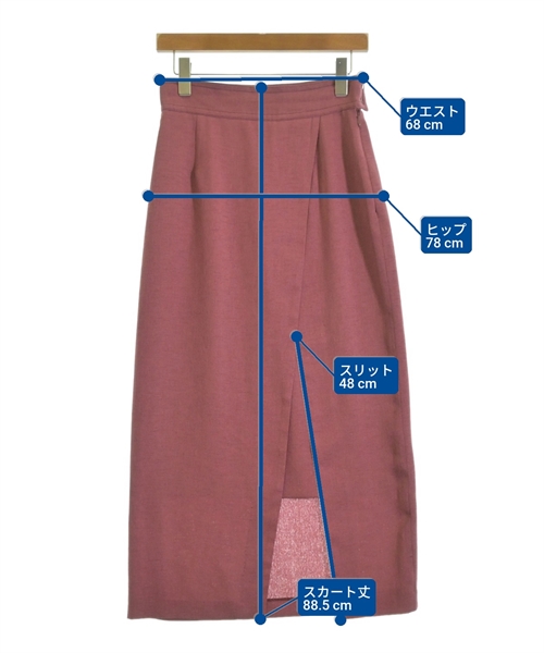 STUDIOUS（ステュディオス）ロング・マキシ丈スカート ピンク サイズ:1(S位) レディース/2200613191142