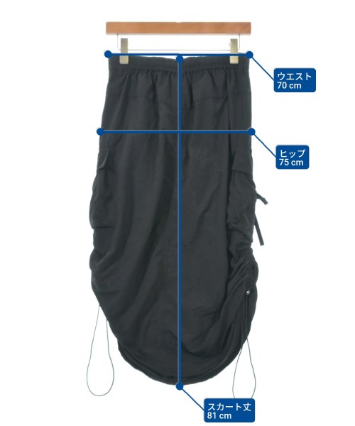 STUDIOUS（ステュディオス）ロング・マキシ丈スカート 黒 サイズ:1(S位) レディース/2200616682081