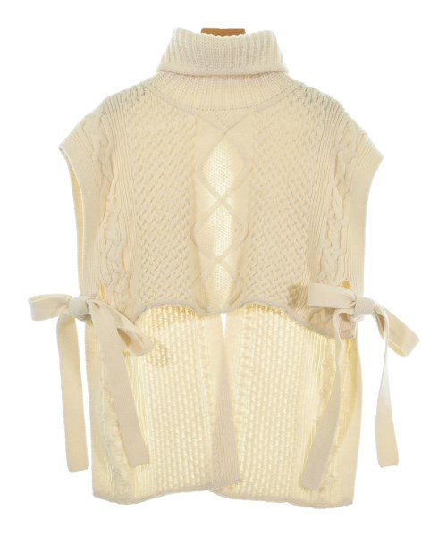 STUDIOUS(ステュディオス)ベスト 白 サイズ:F/2200675281096