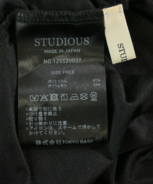 STUDIOUS（ステュディオス）Tシャツ・カットソー 黒 サイズ:F レディース/2200695066017