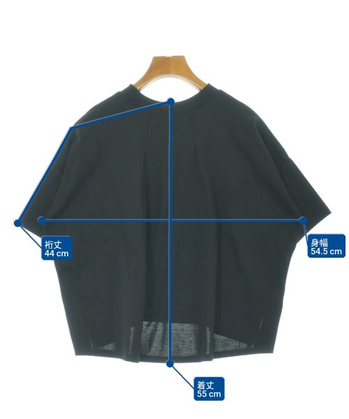STUDIOUS（ステュディオス）Tシャツ・カットソー 黒 サイズ:0(XS位) レディース/2200694902071