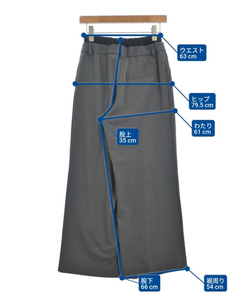 STUDIOUS（ステュディオス）スラックス グレー サイズ:1(S位) レディース/2200650936065