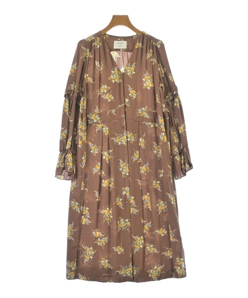 STUDIOUS(ステュディオス)シャツワンピース 茶 サイズ:F/2200654029039