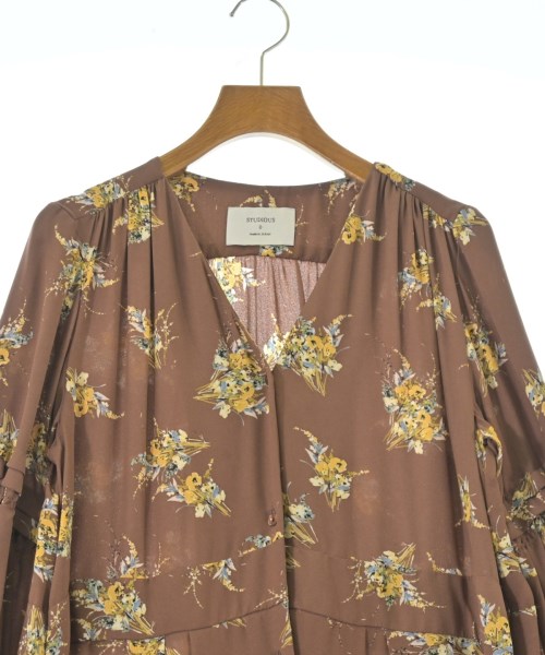 STUDIOUS（ステュディオス）シャツワンピース 茶 サイズ:F レディース/2200654029039