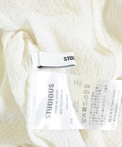 STUDIOUS（ステュディオス）Tシャツ・カットソー 白 サイズ:F レディース/2200660566054