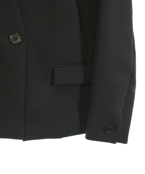 STUDIOUS（ステュディオス）ノーカラージャケット 黒 サイズ:0(XS位) レディース/2200641820021