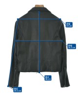 STUDIOUS（ステュディオス）ライダース 黒 サイズ:0(S位) レディース/2200651585026