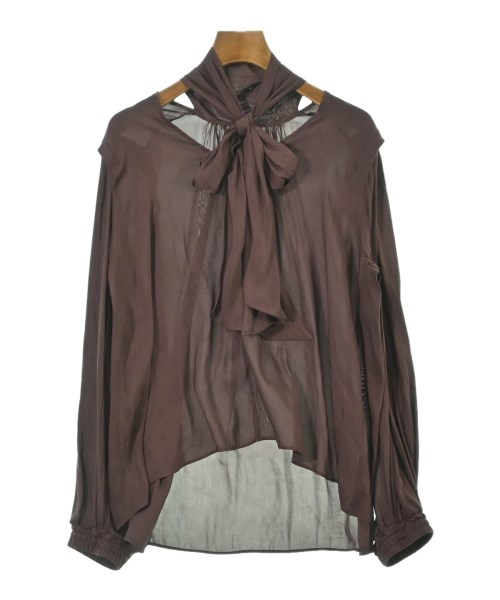 STUDIOUS(ステュディオス)ブラウス 茶 サイズ:F/2200643050167