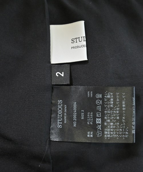 STUDIOUS（ステュディオス）その他 黒 サイズ:2(M位) レディース/2200648434047