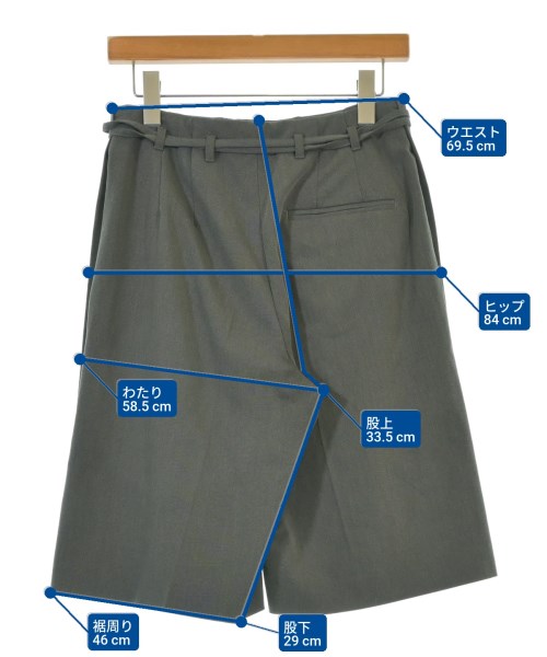 STUDIOUS（ステュディオス）ショートパンツ グレー サイズ:2(M位) レディース/2200666620064