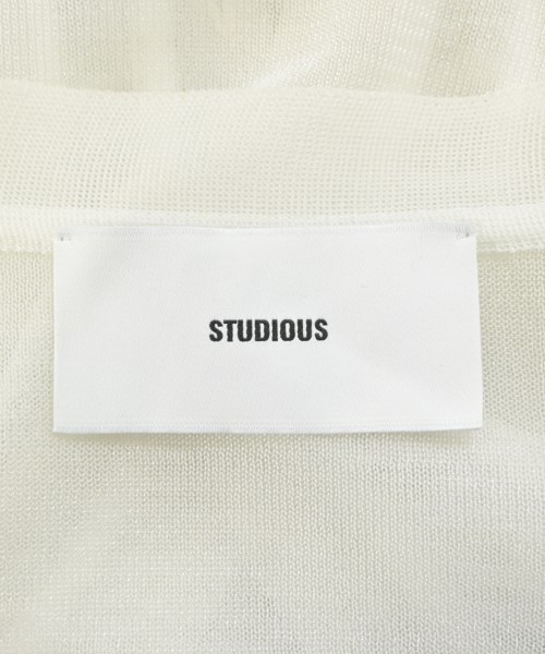 STUDIOUS（ステュディオス）カーディガン 白 サイズ:F レディース/2200668531085