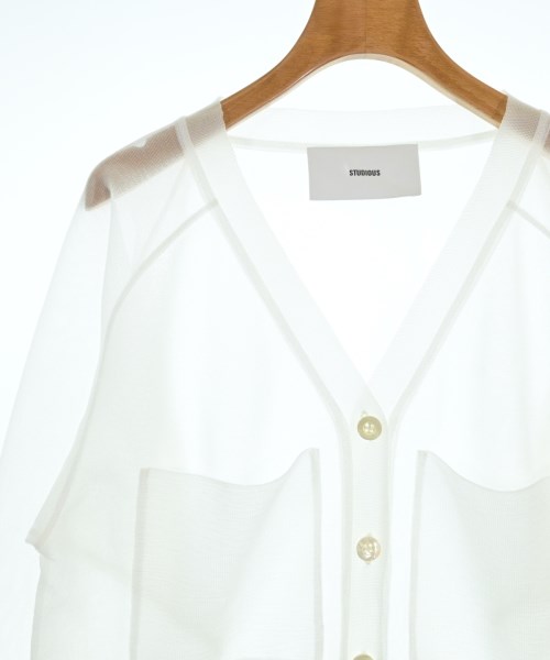 STUDIOUS（ステュディオス）カーディガン 白 サイズ:F レディース/2200668531085