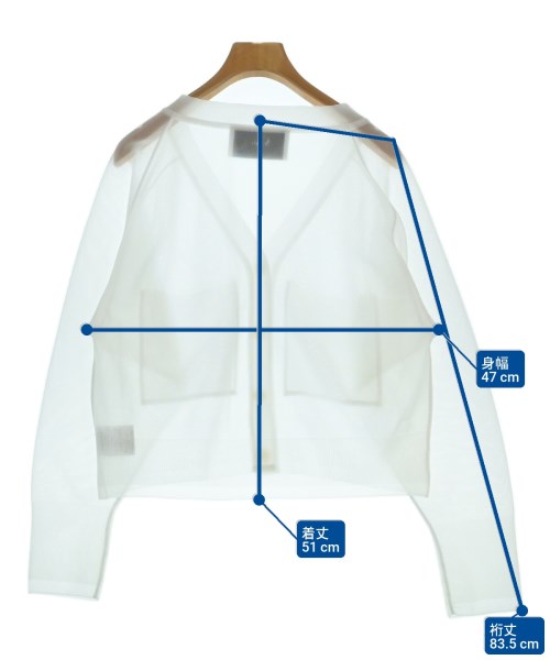STUDIOUS（ステュディオス）カーディガン 白 サイズ:F レディース/2200668531085