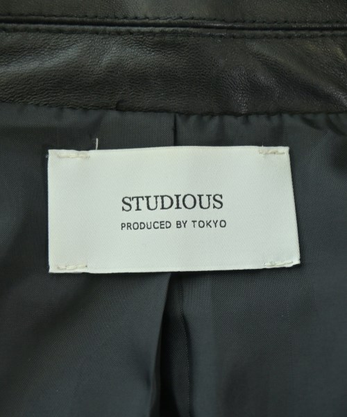 STUDIOUS（ステュディオス）ライダース 黒 サイズ:0(XS位) レディース/2200724723010