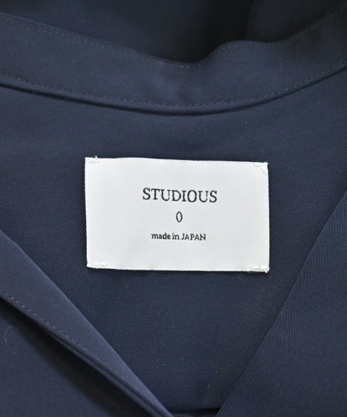 STUDIOUS（ステュディオス）ブラウス 紺 サイズ:0(XS位) レディース/2200684111124