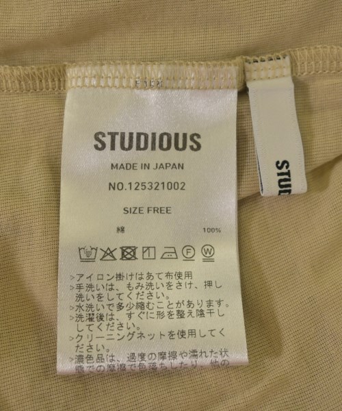STUDIOUS（ステュディオス）Tシャツ・カットソー 茶 サイズ:F/F レディース/2200691827049