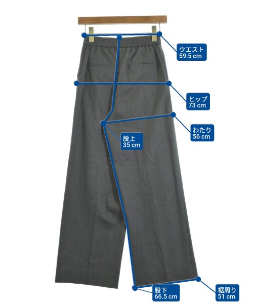 EDITION（エディション）スラックス グレー サイズ:34(XS位) レディース/2200634845208