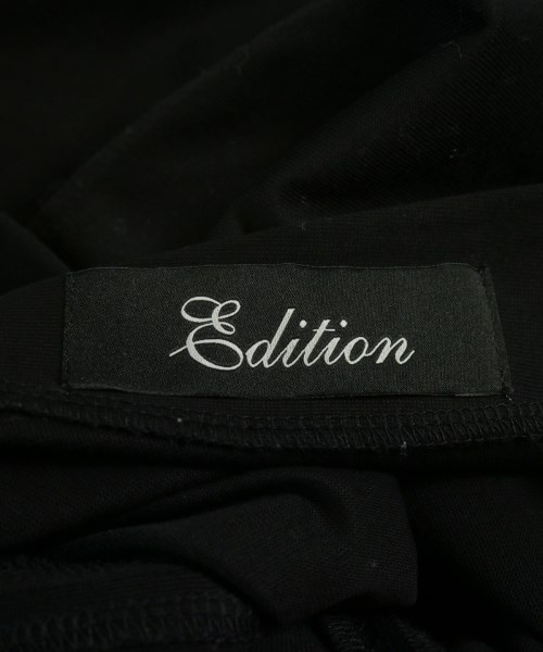 EDITION（エディション）Tシャツ・カットソー 黒 サイズ:F レディース/2200640990077