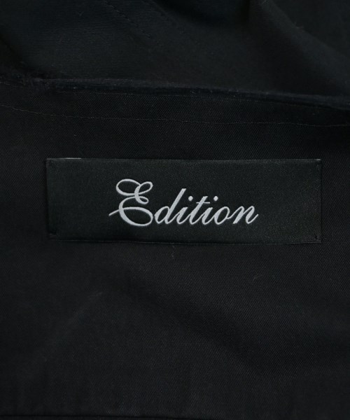 EDITION（エディション）シャツワンピース 黒 サイズ:34(XS位) レディース/2200630941058