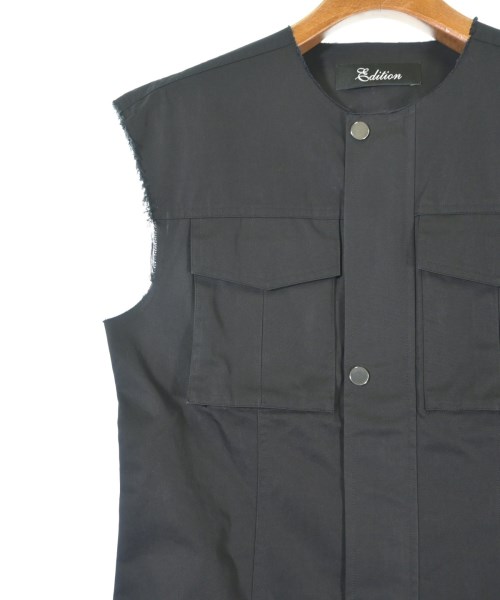 EDITION（エディション）シャツワンピース 黒 サイズ:34(XS位) レディース/2200630941058