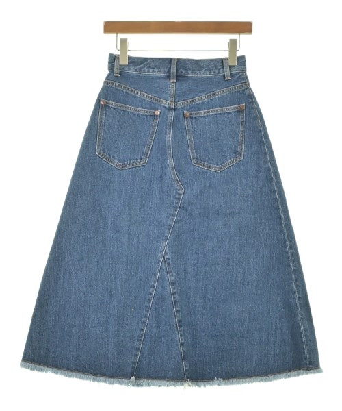 EDITION（エディション）ひざ丈スカート 青 サイズ:34(XS位) レディース/2200643584020