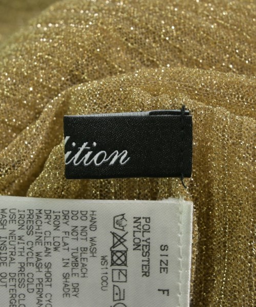 EDITION（エディション）ニット・セーター ゴールド サイズ:F レディース/2200611712400