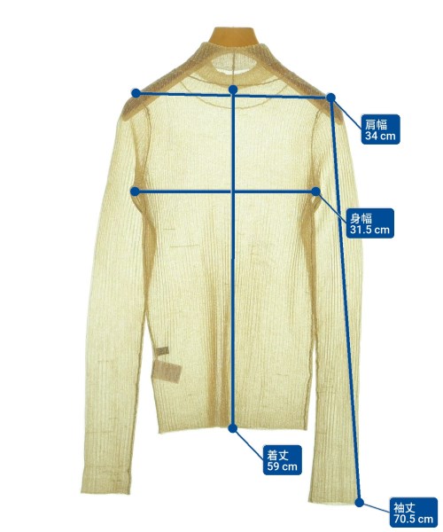 EDITION（エディション）ニット・セーター ゴールド サイズ:F レディース/2200611712400