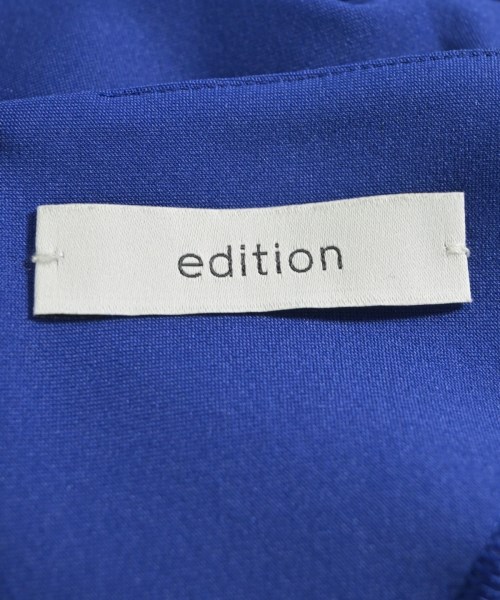 EDITION（エディション）ブラウス 青 サイズ:36(S位) レディース/2200617241119