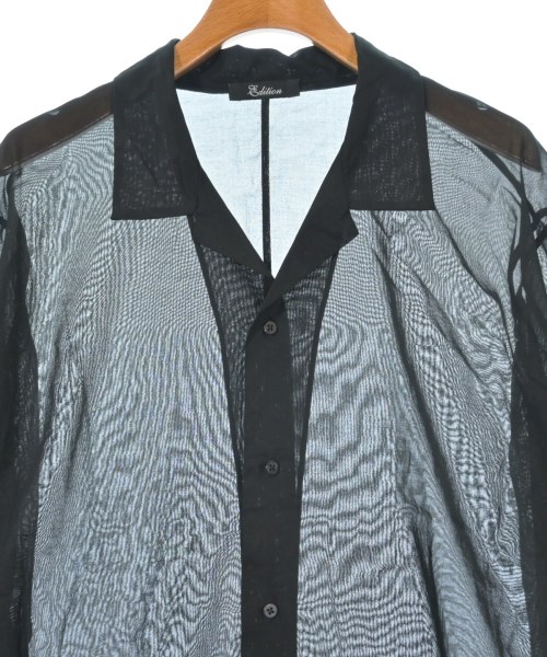 EDITION（エディション）カジュアルシャツ 黒 サイズ:F レディース/2200616515457