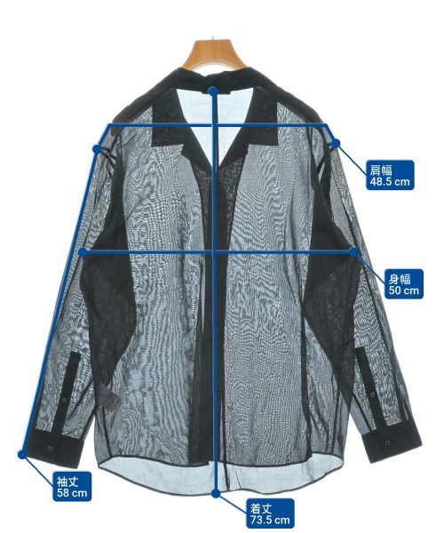 EDITION（エディション）カジュアルシャツ 黒 サイズ:F レディース/2200616515457