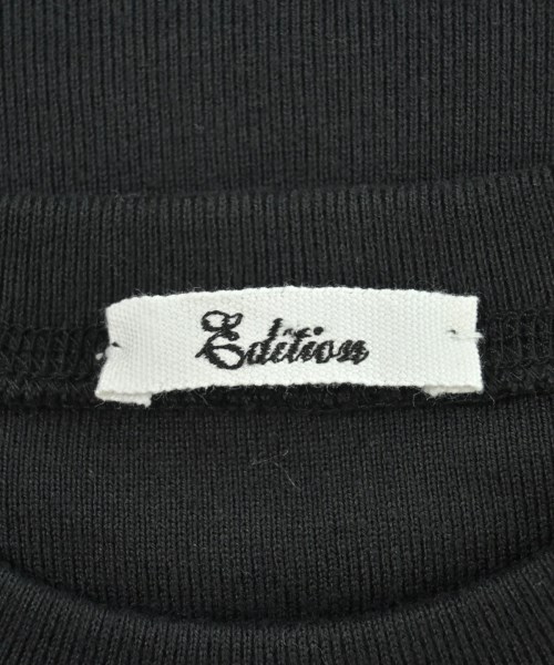 EDITION（エディション）Tシャツ・カットソー 黒 サイズ:36(S位) レディース/2200610487101