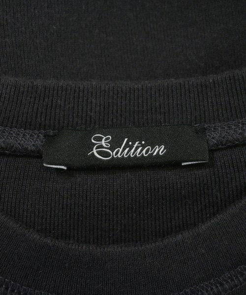 EDITION（エディション）Tシャツ・カットソー 黒 サイズ:36(S位) レディース/2200612450059