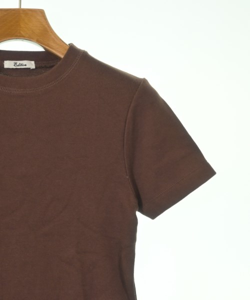 EDITION（エディション）Tシャツ・カットソー 茶 サイズ:34(XS位) レディース/2200611474018
