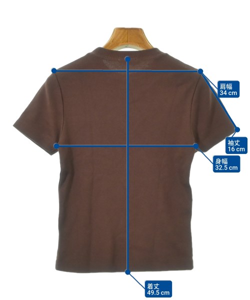 EDITION（エディション）Tシャツ・カットソー 茶 サイズ:34(XS位) レディース/2200611474018