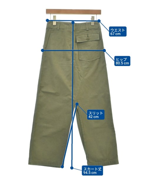 EDITION（エディション）ロング・マキシ丈スカート カーキ サイズ:36(S位) レディース/2200619891015