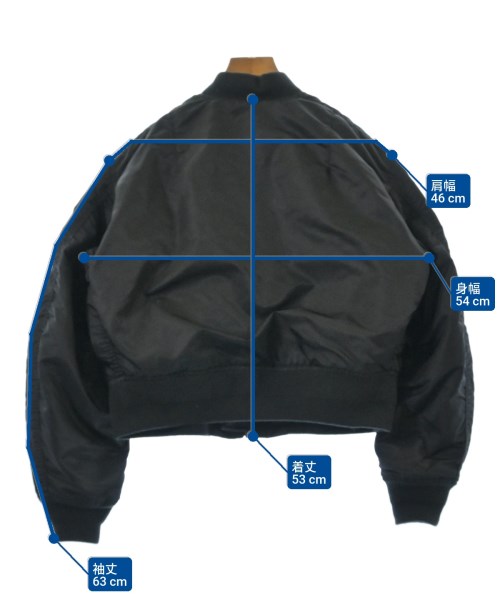 EDITION（エディション）ミリタリーブルゾン 黒 サイズ:F レディース/2200671569013