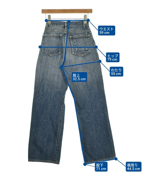 EDITION（エディション）デニムパンツ 青 サイズ:25(S位) レディース/2200677802046